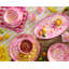 Pink Marble Check Melamine Salad Plates-815587972