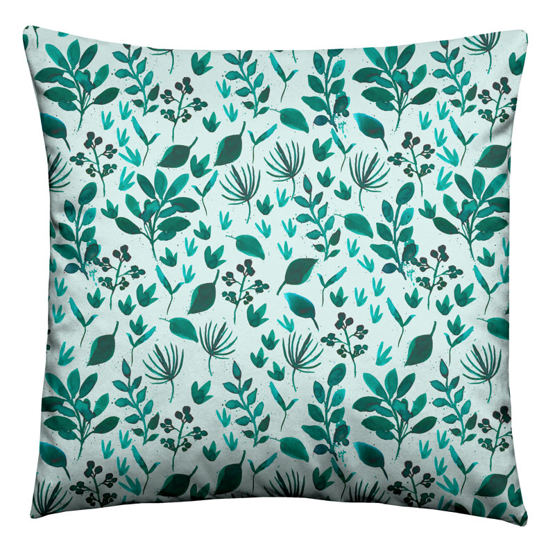 Adelange Floral Square Cushion