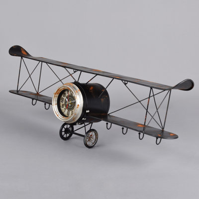Horloge murale biplane Deluca