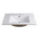 Allier Ceramic Rectangular Drop-In Bathroom Sink with Overflow