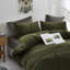Ensemble d'édredon en velours vert armée Army Green Olive-130873981-130873984