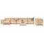 Wicker 9 - Person Garden Lounge Set-792750829