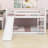 Karmello Bunk Bed With Ladder And Slide-691451068-691451067