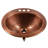 Bell 19" Drop-In Bathroom Sink in Copper