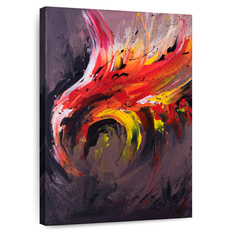 Brampt Abstract Phoenix, 36" H x 24" W