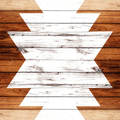 White Tribal - Wrapped Canvas Print