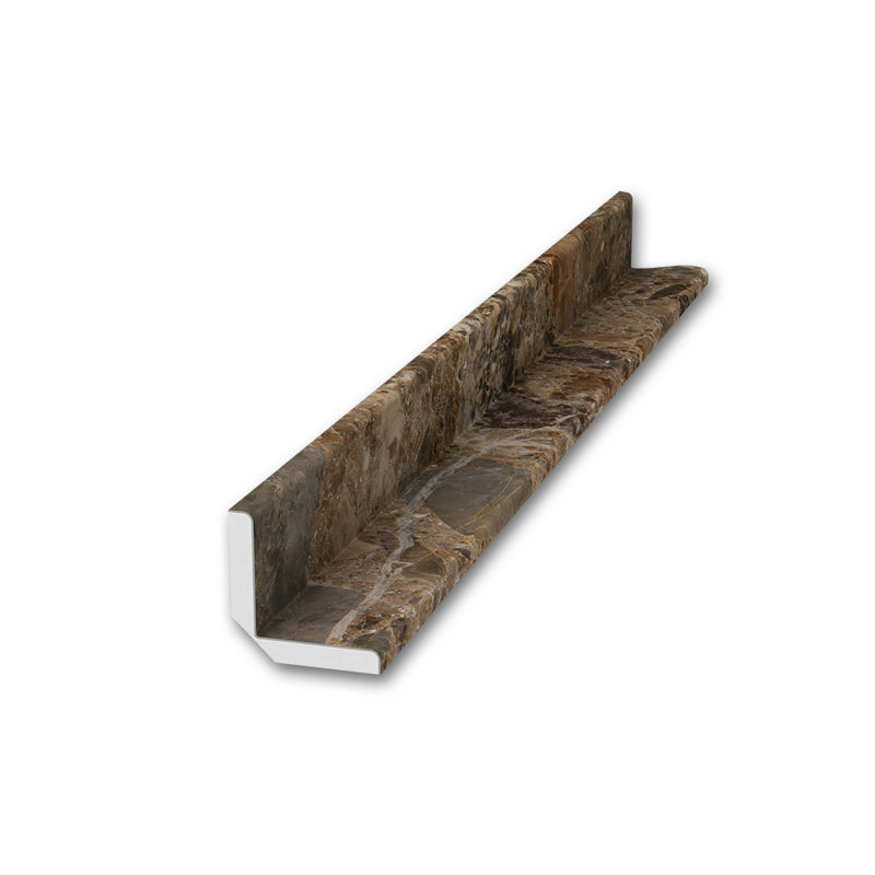 Garniture de coin intérieur Flexecone L 95 po x l 1,5 po Breccia Paradiso, Breccia Paradiso