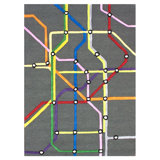 KinderLOOM Subway Area Rug
