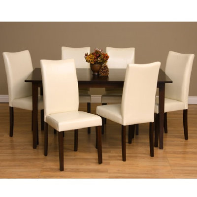 Adam-Alexander 6 - Person Solid Wood Top Four Leg Dining Set