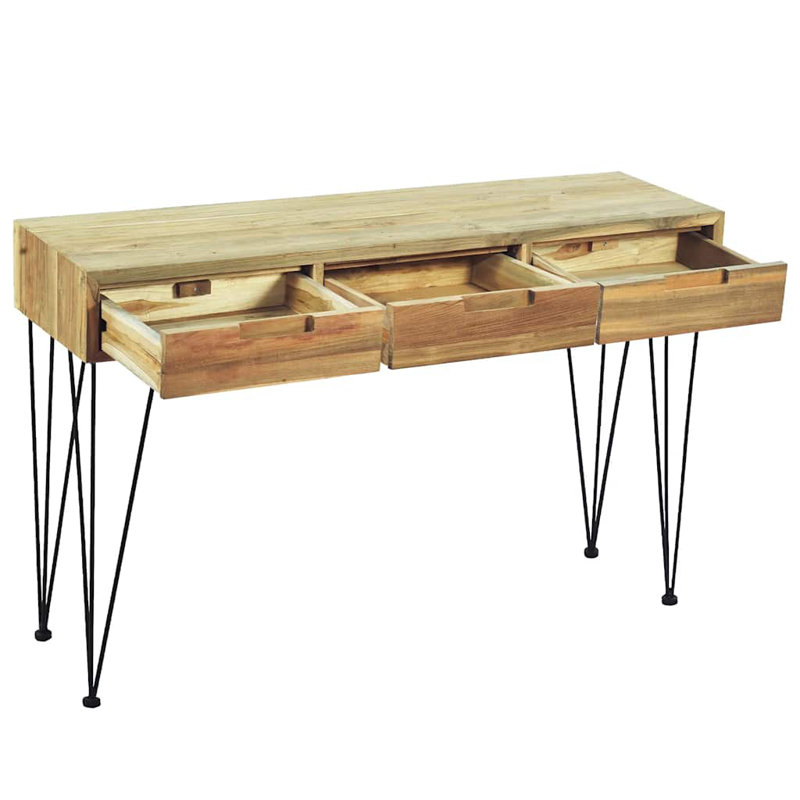 Gladys 120cm Solid Wood Top Console Table
