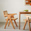 Chaise en bois massif au fini naturel