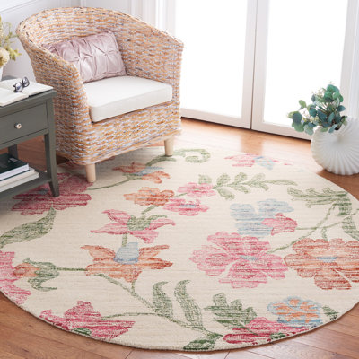 Shona Hand Tufted Wool Floral Rug