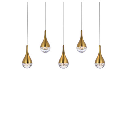 Quintion 5 - Light Dimmable LED Classic / Traditional Chandelier