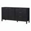 Buffet minimaliste à motif de vagues avec rangement polyvalent pour différentes pièces-128167806