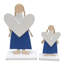 Ensemble de 2 figurines anges floraux