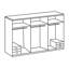 Adrik 6 Door Manufactured Wood Wardrobe-26881675