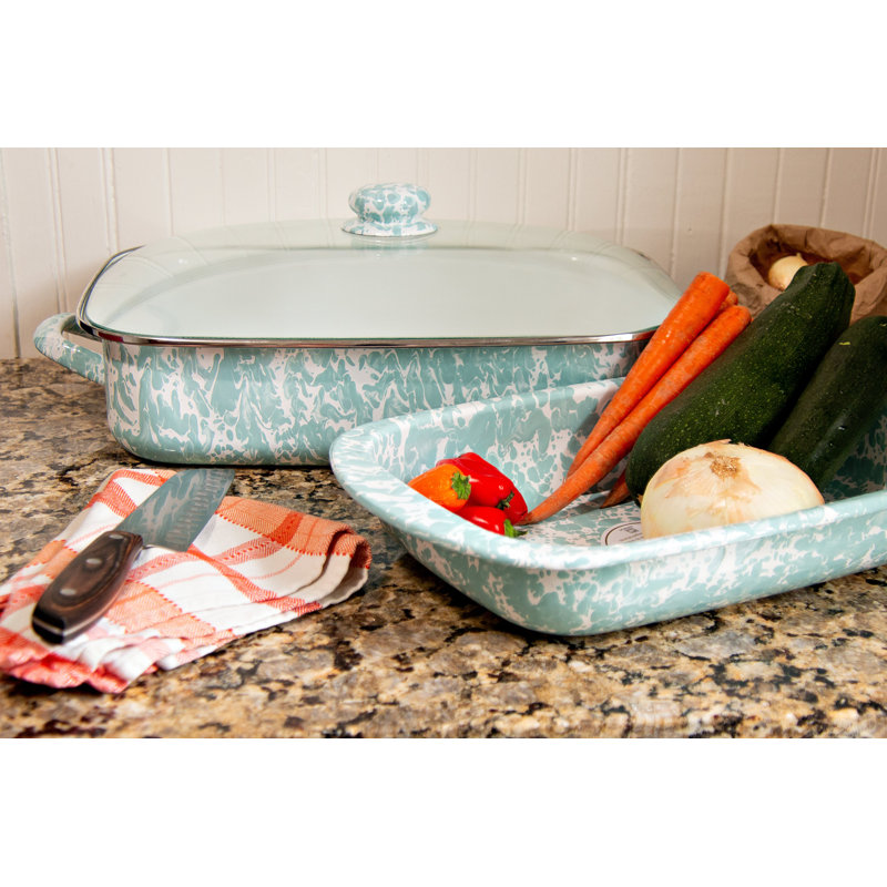Swirl Baking Pan, Sea Glass
