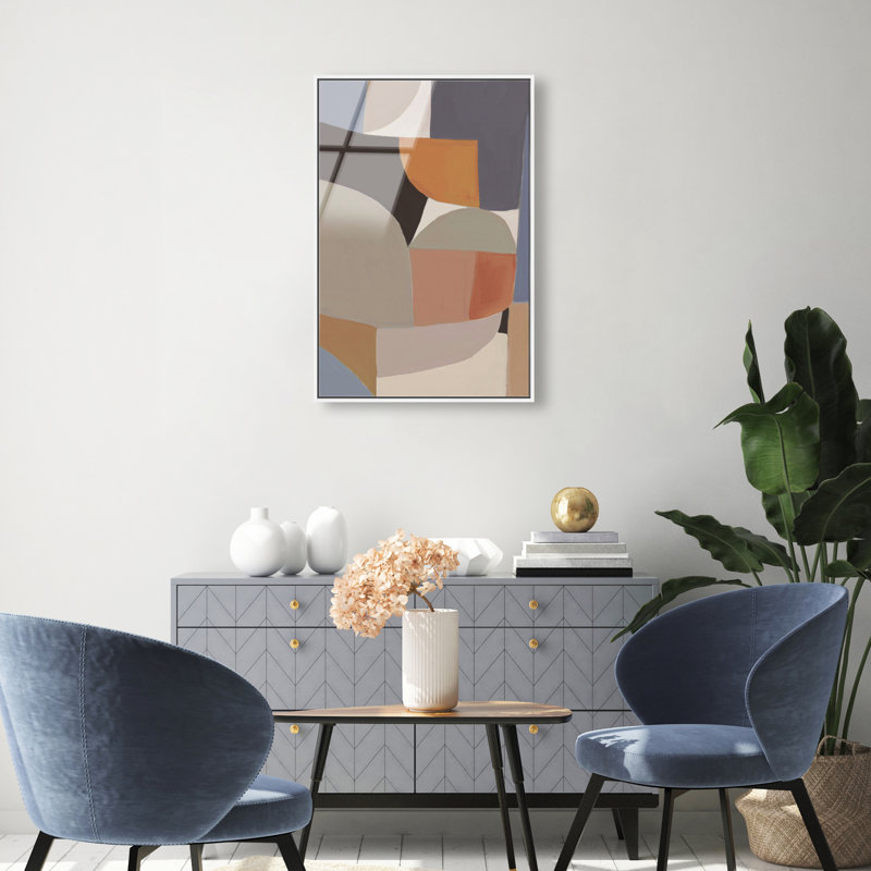 Muted Truth Print by Oliver Gal, 55"H x 37"W, White Floater Frame