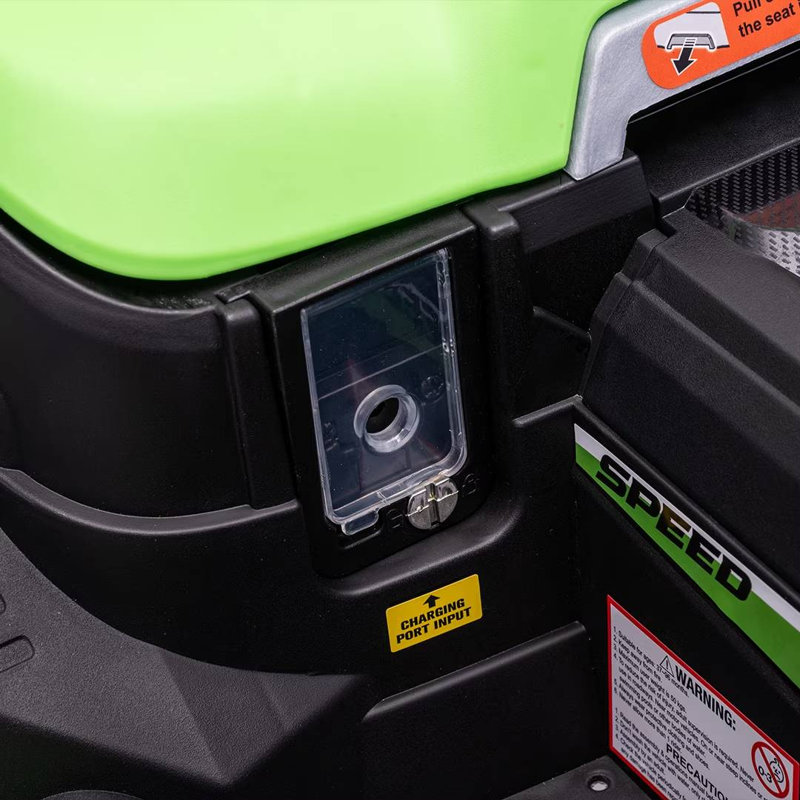 Voitures électriques 36 V pour enfants de 6 à 10 ans, 600 W, jusqu'à 9,5 km/h, Vert