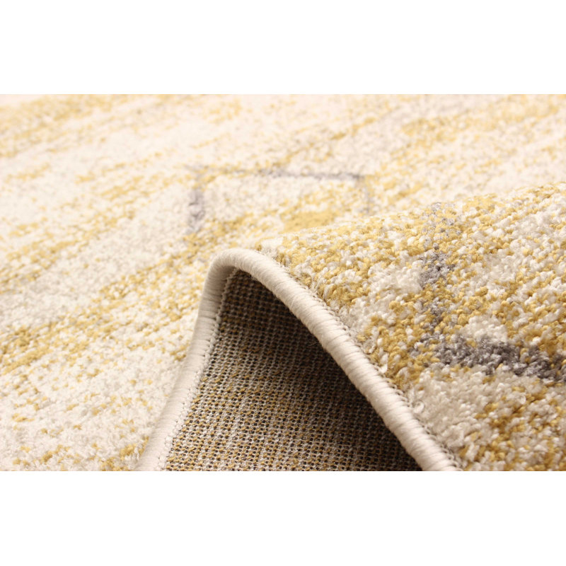 Tapis brun à motif géométrique Winslow, Rectangle 5 pi 3 po x 7 pi 3 po
