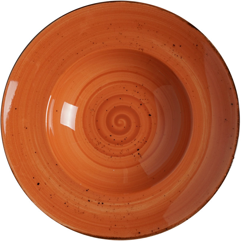 Shivers Dinner Plate, Orange