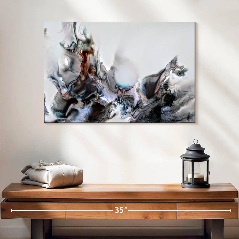 Avery Black Flames, 16" H x 24" W