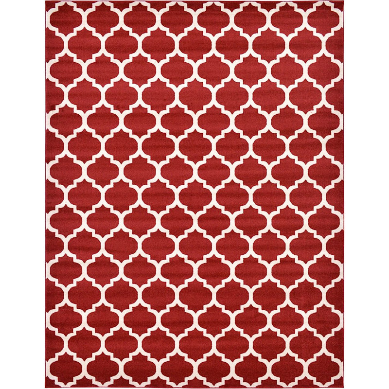 Tapis rouge Cohleen, Rectangle 12 pi 2 po x 16 pi
