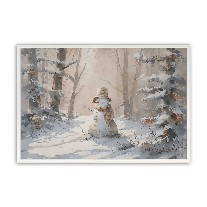 «Frosty Morning», reproduction d'art, 8 po x 10 po, Blanc opaque