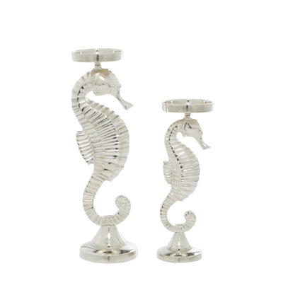 18.05'' H Aluminum Tabletop Candlestick