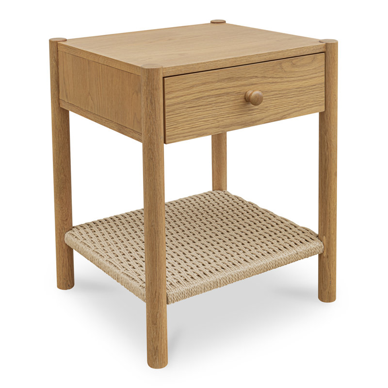 Alino 19.69'' W Nightstand, Natural