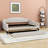 Full-Size Linen Upholstered Daybed with Twin Trundle