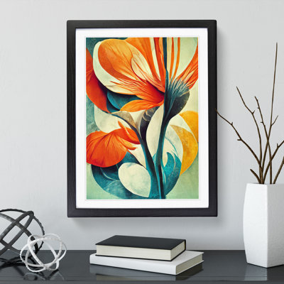 Flowers Abstract No.3 - Single Picture Frame Print