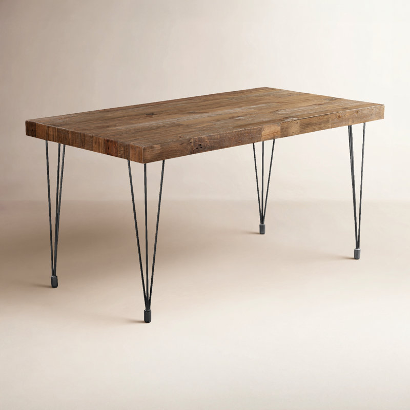 Boneta Dining Table, Rustic Brown