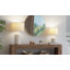 Lampe de table en céramique blanche-659439248