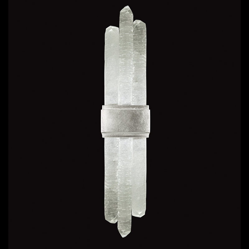 Lior 2 - Light Flush Mounted Sconce, Silver, 3000, 16.5" H x 5" W x 4" D