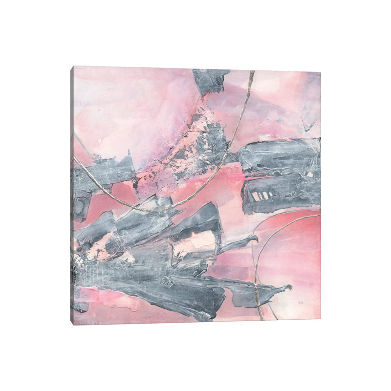 Whitewashed Blush III by Chris Paschke - Wrapped Canvas Painting, 30.48 cm H x 30.48 cm W
