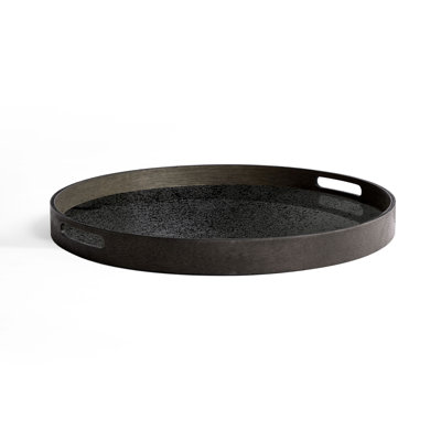 Classics Round Abstract Decorative Tray