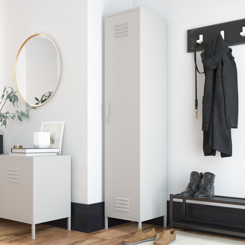Thiam 1 -Door Cabinet, Taupe