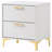 In White 2-Drawer Rectangular Nightstand-769589514
