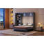Grand lit escamotable avec tablettes
