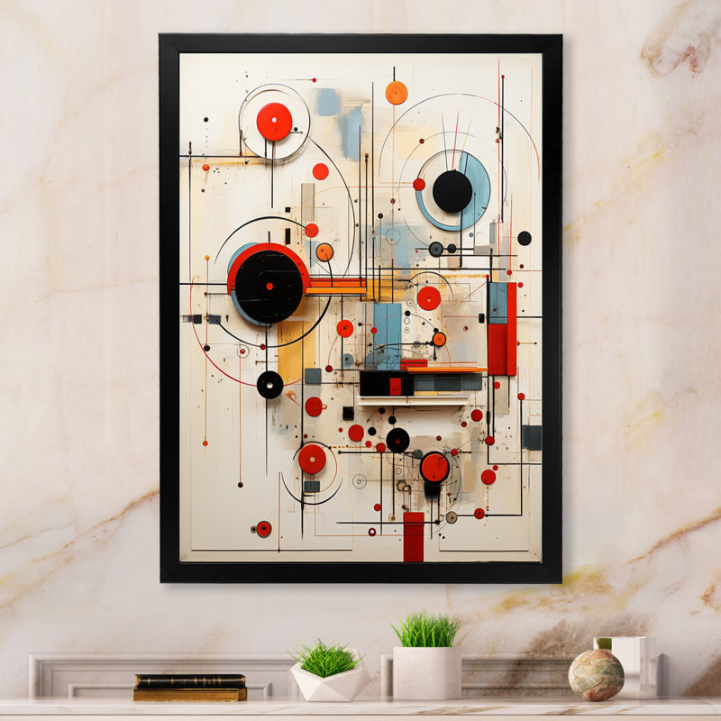 «Henretter Dadaism Absurd Connections», reproduction d'art sur toile, H 40 po x l 30 po x P 1,5 po, Cadre photo noir