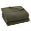 Wool Camping Blanket 64" x 88" Warm for Camping Hiking Travel Light Grey-108574499
