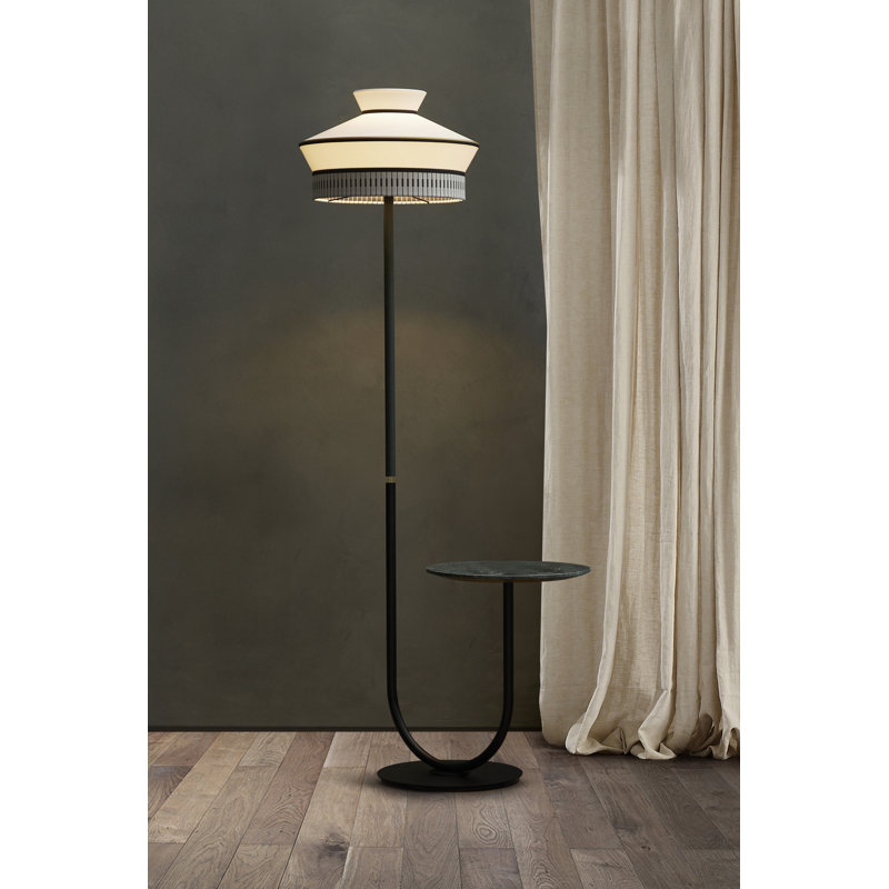 Calypso 66.9" Novelty Floor Lamp, Martinique Building