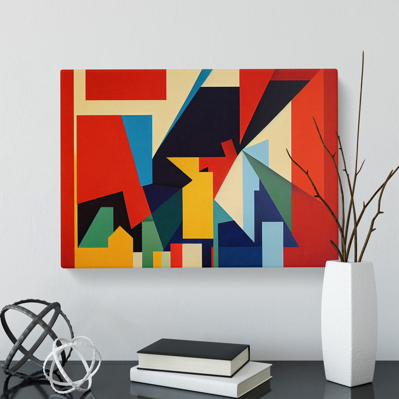 Suprematism Modern Art Vol.5 Abstract - Wrapped Canvas, 35cm H x 50cm W x 3cm D