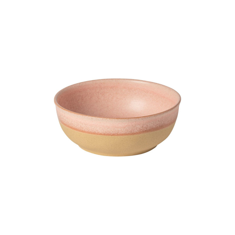 Arenito Handmade Stoneware Cereal Bowl, Mauve Rose
