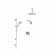 Lombardia Pressure Balanced Complete Shower System with Rough-in Valve