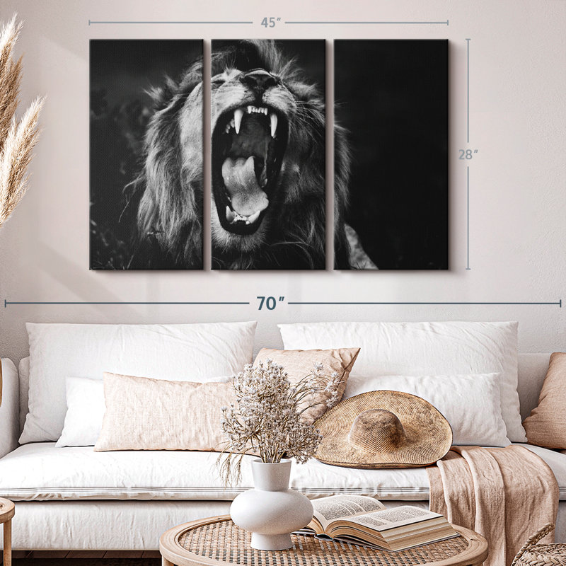 «Wild Sans titre I» sur toile, H 45 po x l 28 po x P 1,25 po