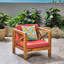 Fauteuil club en bois de style Mid-Century avec doublure intérieure en eau, 30,52 po x 26,95 po, 41,92 lb