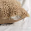 Chevron Brown Square Throw Pillow Cover