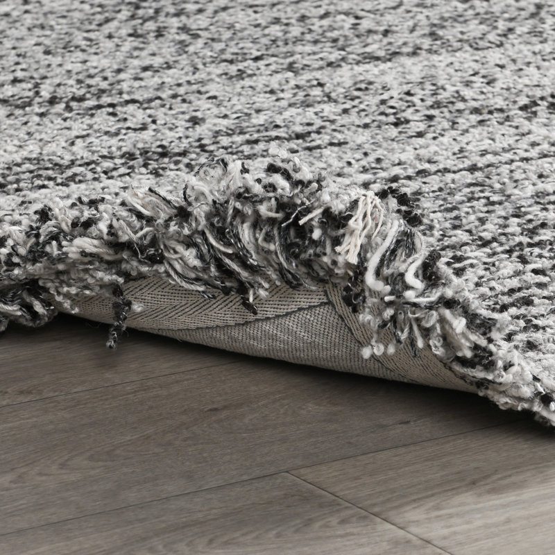 Bradbury Abstract Area Rug in Gray, Rectangle 8' x 10'